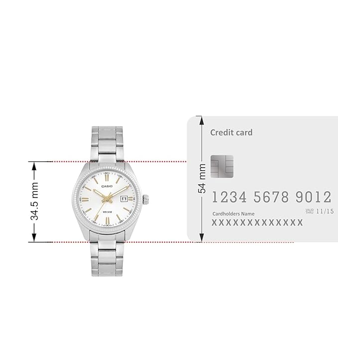 Casio WOMEN'S WATCH LTP-1302D-7A2VDF A475 - KRISHNA WATCH COMPANY