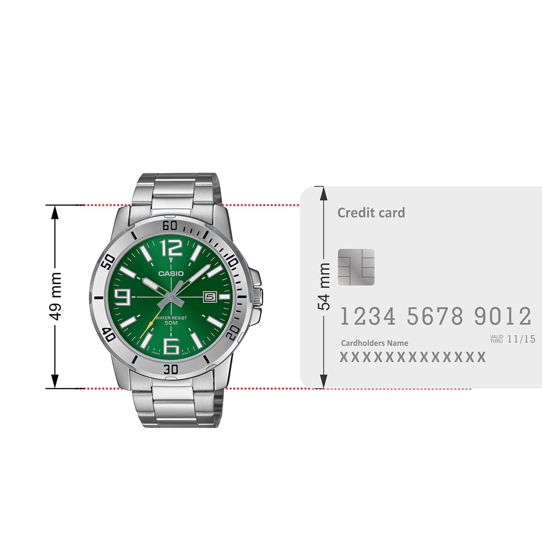 Casio Enticer Analog Watch for MEN MTP-VD01D-3BVUDF - A2335 - KRISHNA WATCH COMPANY