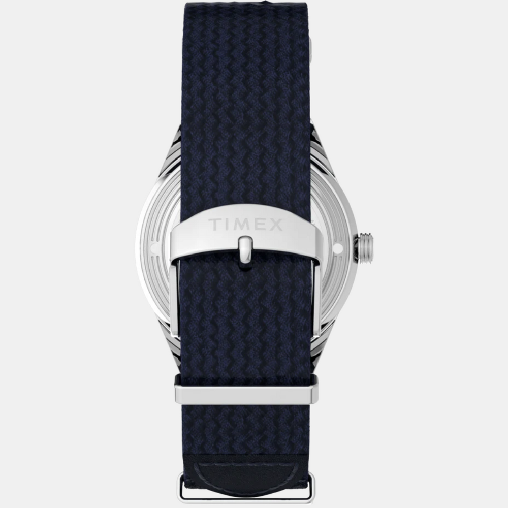 Timex Marlin Jet Automatic 38mm Fabric Strap Watch TW2V72300U9 - KRISHNA WATCH COMPANY