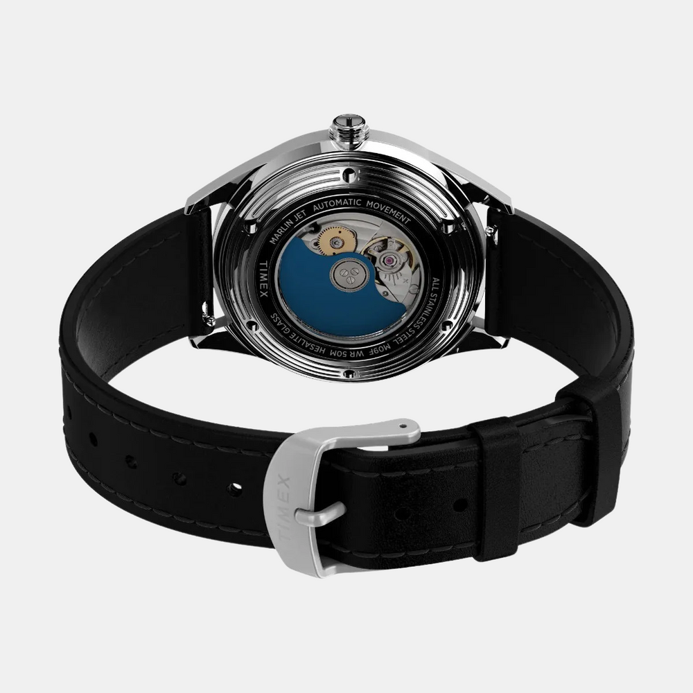 Timex Marlin Jet Automatic 38mm Fabric Strap Watch TW2V72300U9 - KRISHNA WATCH COMPANY