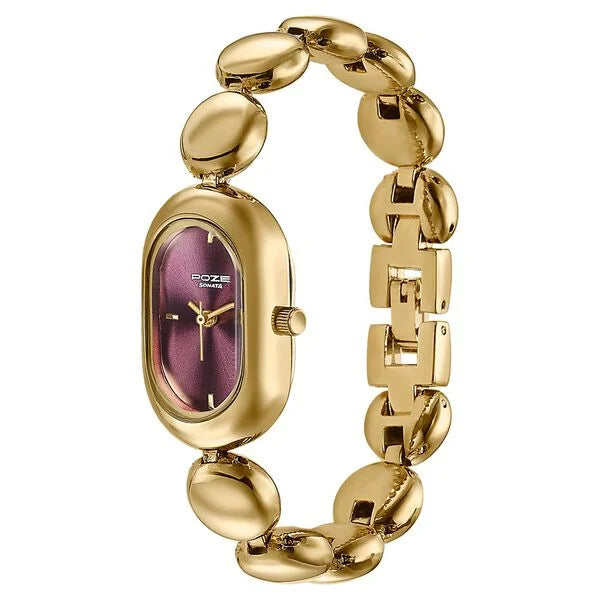 Poze By Sonata Quartz Analog Watch For Women sp80173ym01w - KRISHNA WATCH COMPANY