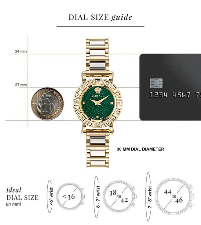 VERSACE Greca Glam Watch for Women - VE2Q00622 - KRISHNA WATCH COMPANY