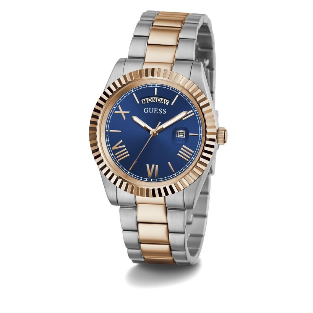 Guess Men's Wristwatch Connoisseur Stainless Steel Bicolour - GW0265G12 - KRISHNA WATCH COMPANY