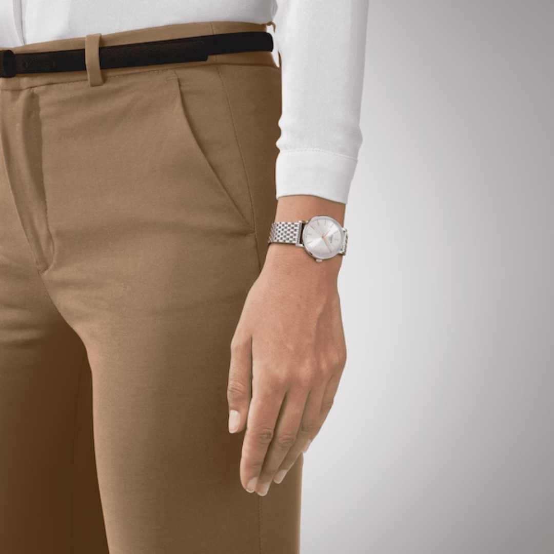 Tissot Unisex T-classic Round White Watches T1432101101101 - KRISHNA WATCH COMPANY