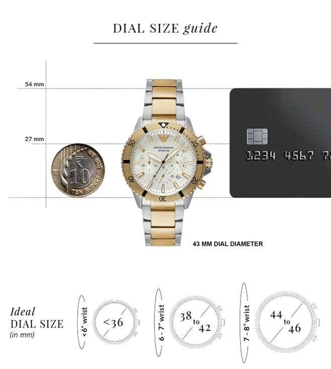 EMPORIO ARMANI Chronograph Watch for Men- AR11606 - KRISHNA WATCH COMPANY