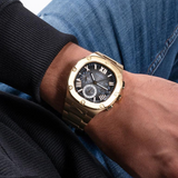 Guess Men's Gold Tone Multi-function Watch - GW0572G2 - KRISHNA WATCH COMPANY