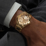 Guess Men's Gold Tone Multi-function Watch GW0707G3 - KRISHNA WATCH COMPANY