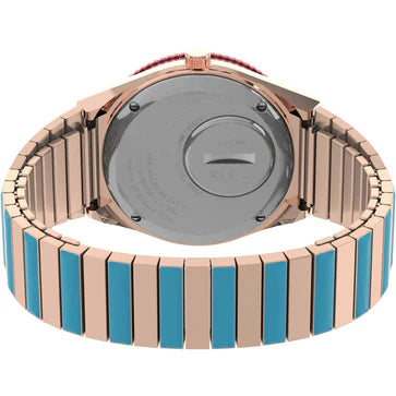 Timex 3 Hands Women's Analog Pink Dial Coloured Quartz Watch - TW2U81500UJ - KRISHNA WATCH COMPANY