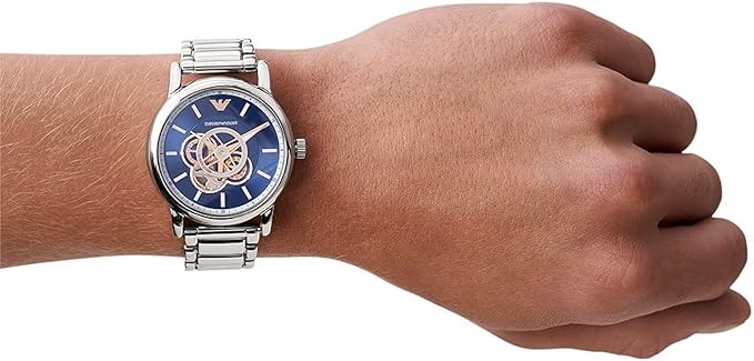 Emporio Armani Men's Automatic Multifunction Watch AR60036 - KRISHNA WATCH COMPANY