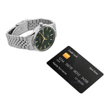 ALBA Emerald Green Silver Strap Mechanical Watch AL4235X1