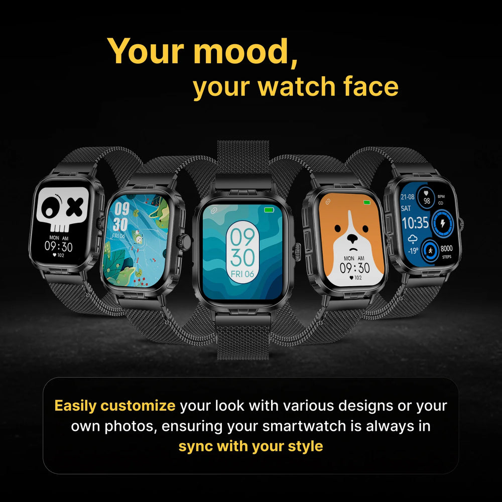 Timex iConnect Go+ 1.83"(4.64 cm) Display with Metallic Body and BT Calling Smartwatch For Unisex - TWIXW1002T - KRISHNA WATCH COMPANY