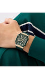 GUESS Rectangle 44mm Green Dial Analog Men Watch - GW0956G6