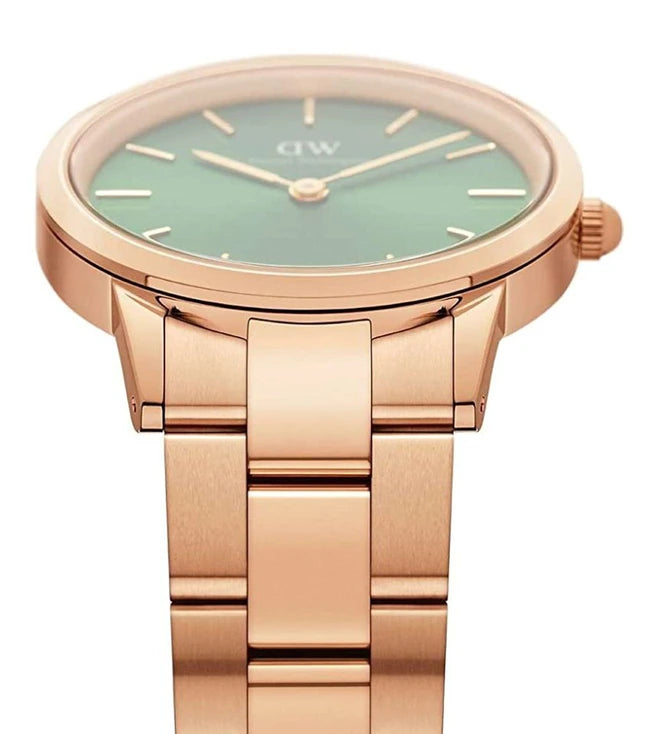 DANIEL WELLINGTON Iconic Link Emerald Watch for Women DW00100420 - KRISHNA WATCH COMPANY