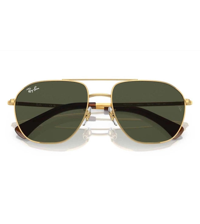 RAY-BAN Green UV Protected Aviator Unisex 0RB3723I0013158 - KRISHNA WATCH COMPANY