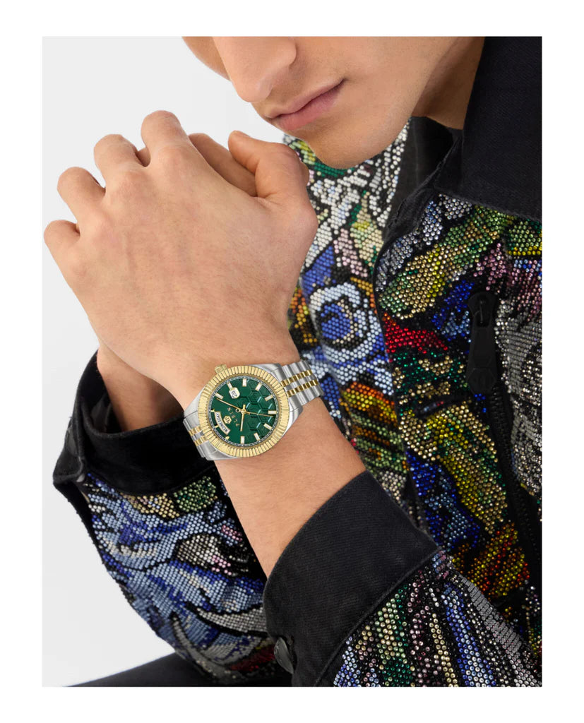 PHILIPP PLEIN Date Superlative Crystal Watch PWPVA0424 - KRISHNA WATCH COMPANY