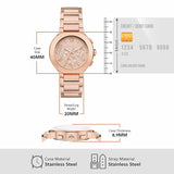 Michael Kors Analog Rose Gold Dial Women's Watch - MK7521 - KRISHNA WATCH COMPANY