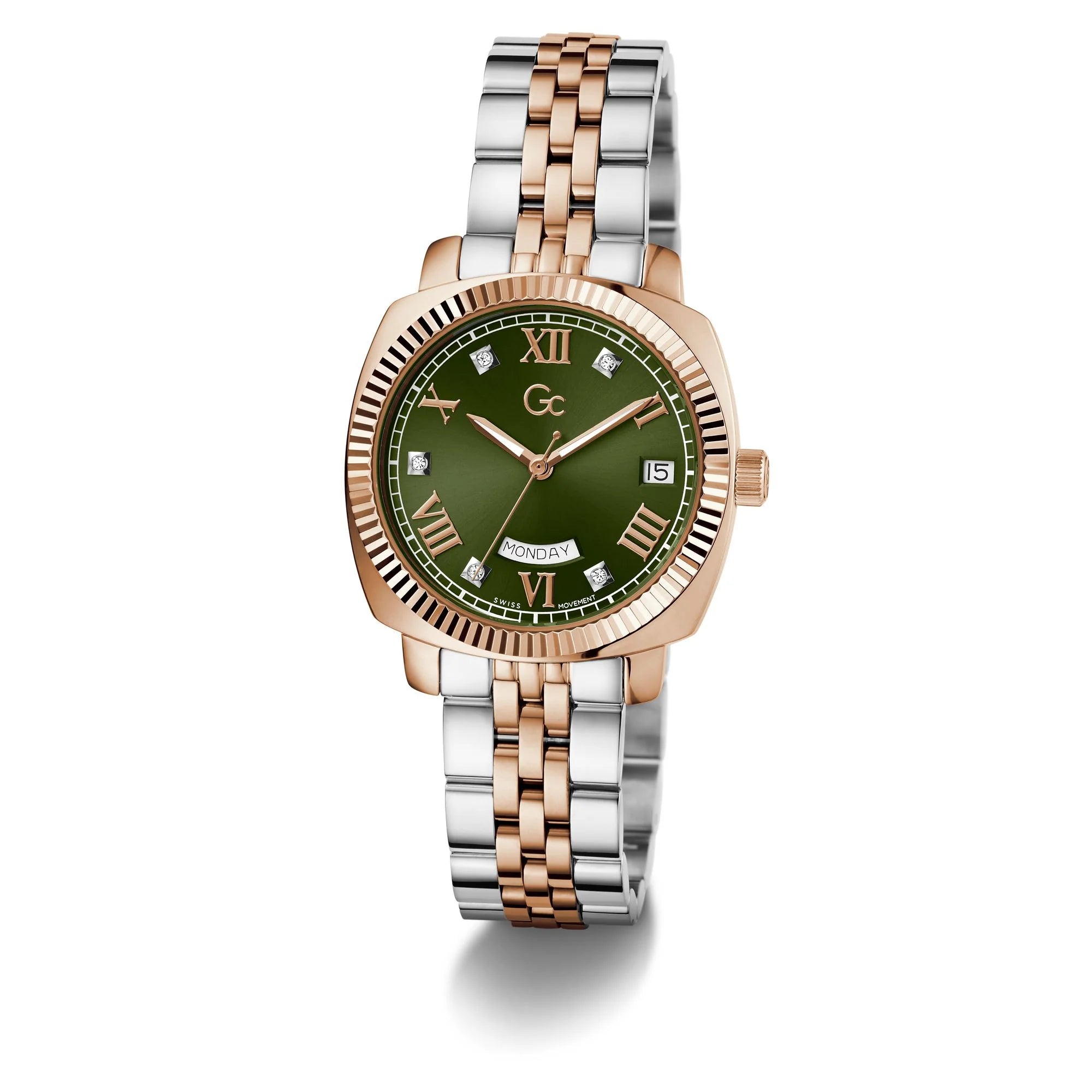 Gc Flair Coussin Analog Watch For Women Z44004L3 - KRISHNA WATCH COMPANY