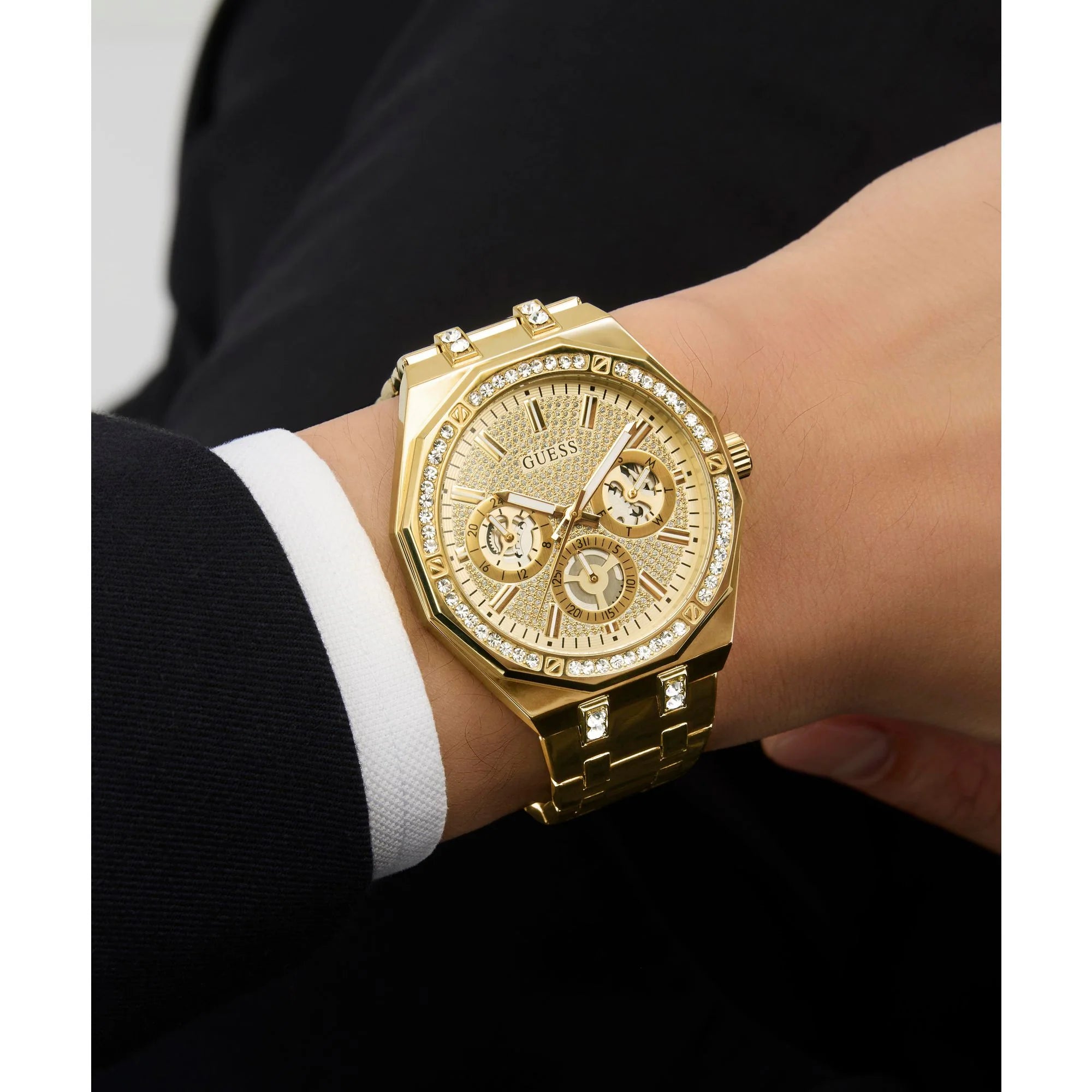 Guess Kryptonite Multifunction Analog Watch For Men - GW0960G2 - KRISHNA WATCH COMPANY