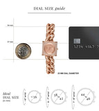 MICHAEL KORS Mk Chain Lock Analog Watch for Women MK4827 - KRISHNA WATCH COMPANY