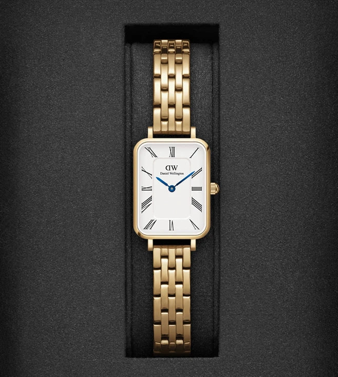 DANIEL WELLINGTON Quadro Analog Watch for Women DW00100688K - KRISHNA WATCH COMPANY