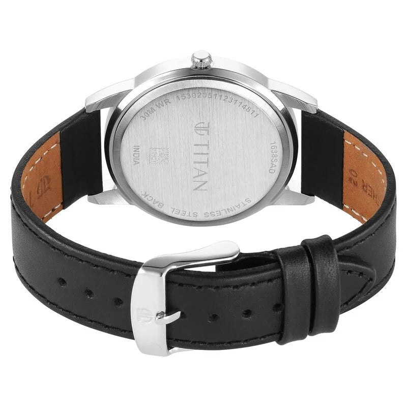 Titan Karishma Zing Quartz Analog Watch for Men - 1638SL02 - KRISHNA WATCH COMPANY