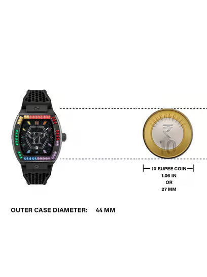 PHILIPP PLEIN Pua-The Hexagon Phantom-P Analog Watch for Men - PWPUA0324 - KRISHNA WATCH COMPANY