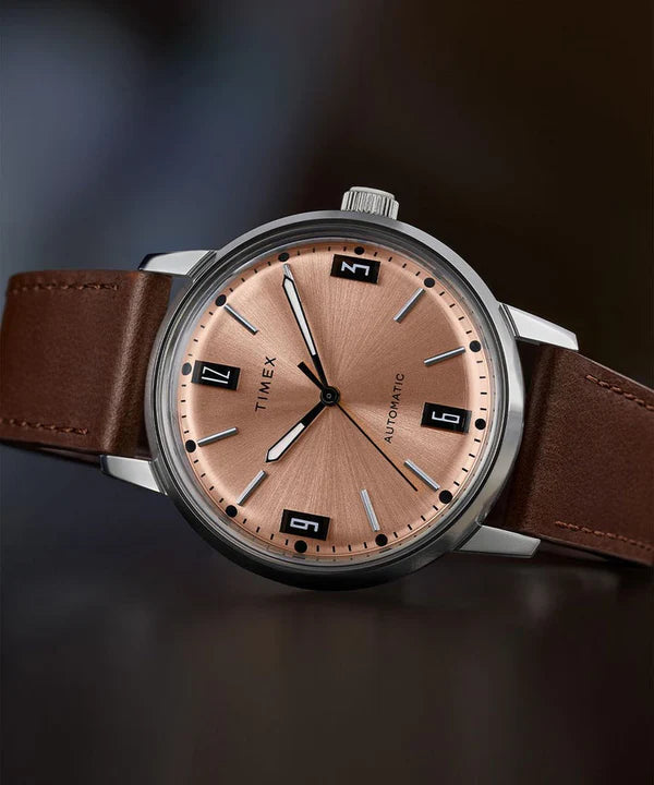 Timex Marlin Men Brown Round Dial Analog Watch - TW2W33800U9 - KRISHNA WATCH COMPANY