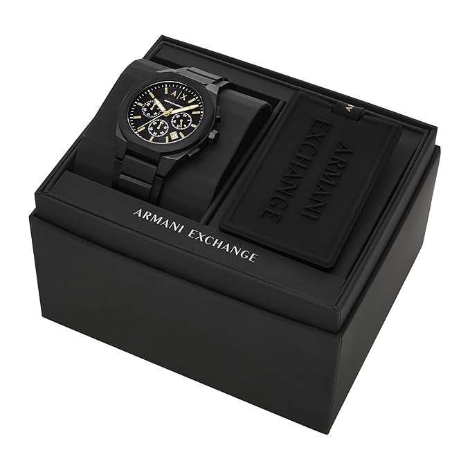 Armani Exchange Analog Watch Set for Men - AX7165SET - KRISHNA WATCH COMPANY