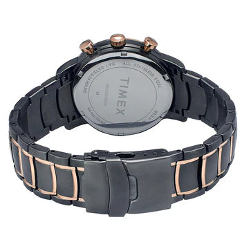 Timex Men Black Round Dial Analog Watch - TWEG20206 - KRISHNA WATCH COMPANY