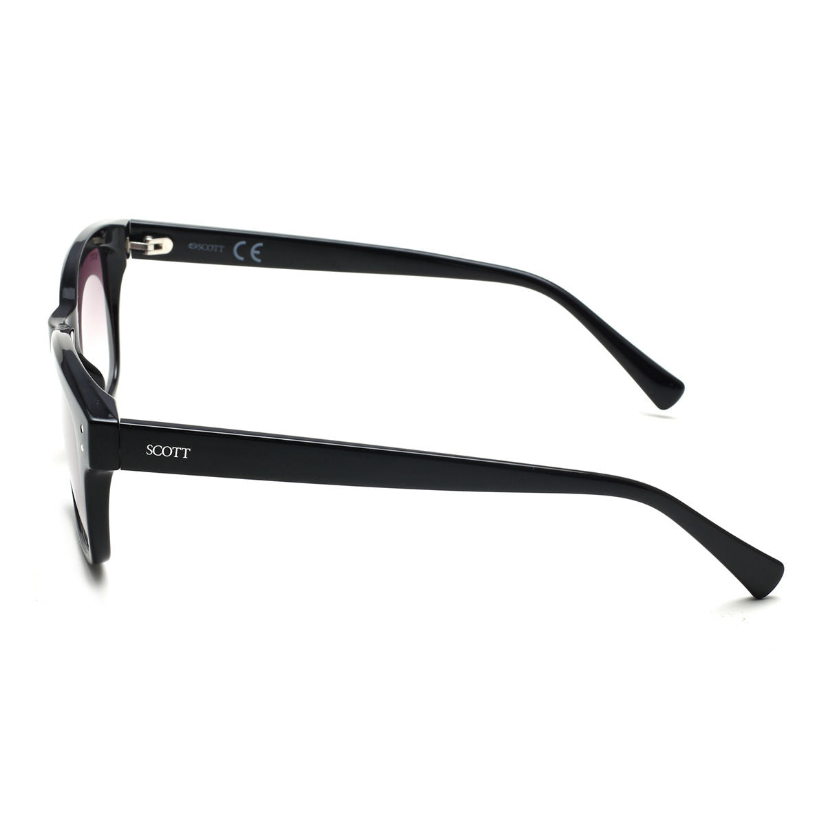 Scott Sunglasses Gradient Grey Lens Wayfarer Sunglass Black Frame SC 2521 C1 - KRISHNA WATCH COMPANY