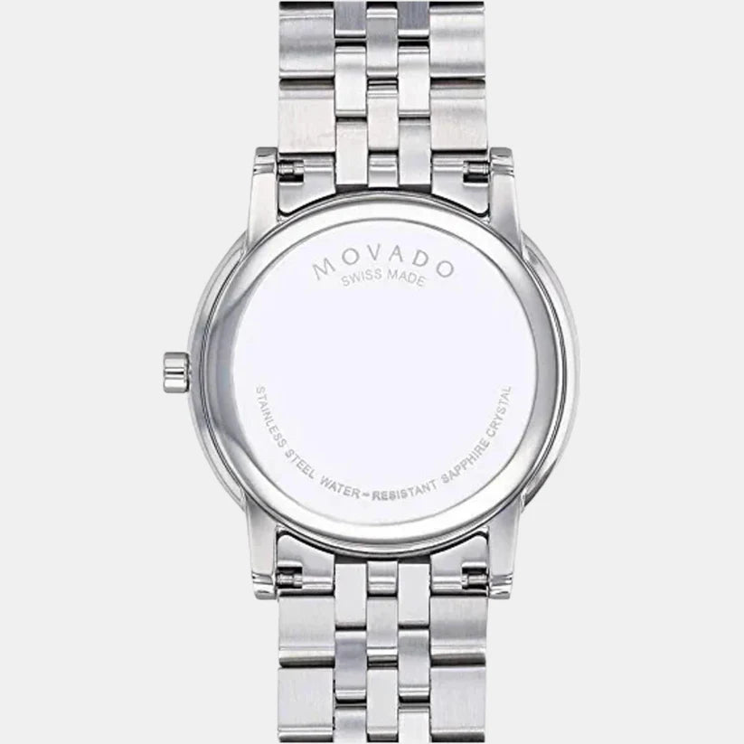 Movado Museum Classic Black Watch for Men 607201 - KRISHNA WATCH COMPANY