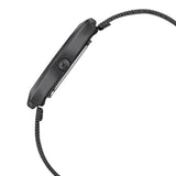 Fastrack Pulse Quartz Analog Black Dial Stainless Steel Strap Watch for Girls 6093nm01