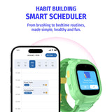 Noise Junior Explorer 2 Smart Watch for Kids with 4G SIM Compatible, 2-Way Video & Voice Calling, Geofencing, Real Time Location Monitoring via Google Maps, IP68, SOS Emergency Alerts (Happy Meadow)
