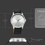 Sonata Ease with Gray Dial Watch for Men - 77163SL06W