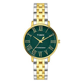 Timex Green Dial with Roman Numbers Women's Astrological Watch - TWEL19107