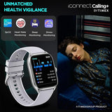 TIMEX iConnect Calling+ 2.01” TFT Display with 240x296 Pixel Resolution|Functional Crown|Bluetooth Calling|AI Voice Assist|100+ Sports Modes|100+ Watchfaces|Upto7 Days Battery(Normal Usage)-TWIXW502T - KRISHNA WATCH COMPANY