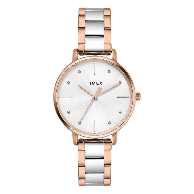 Timex Silver Dial Women's Watch - TWEL15825 - KRISHNA WATCH COMPANY