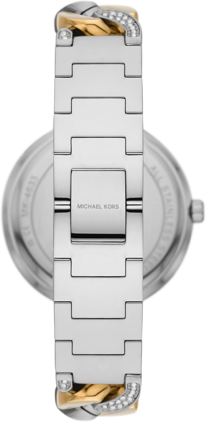 Michael Kors Women Outlet Catelyn Two Tone Analogue Watch MK4633 - KRISHNA WATCH COMPANY