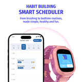 Noise Junior Explorer 2 Smart Watch for Kids with 4G SIM Compatible, 2-Way Video & Voice Calling, Geofencing, Real Time Location Monitoring via Google Maps, IP68, SOS Emergency Alerts (Power Pixel)