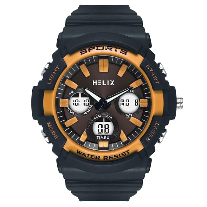 Helix Analog-Digital Black Dial Men's Watch-TWESK4501T - KRISHNA WATCH COMPANY