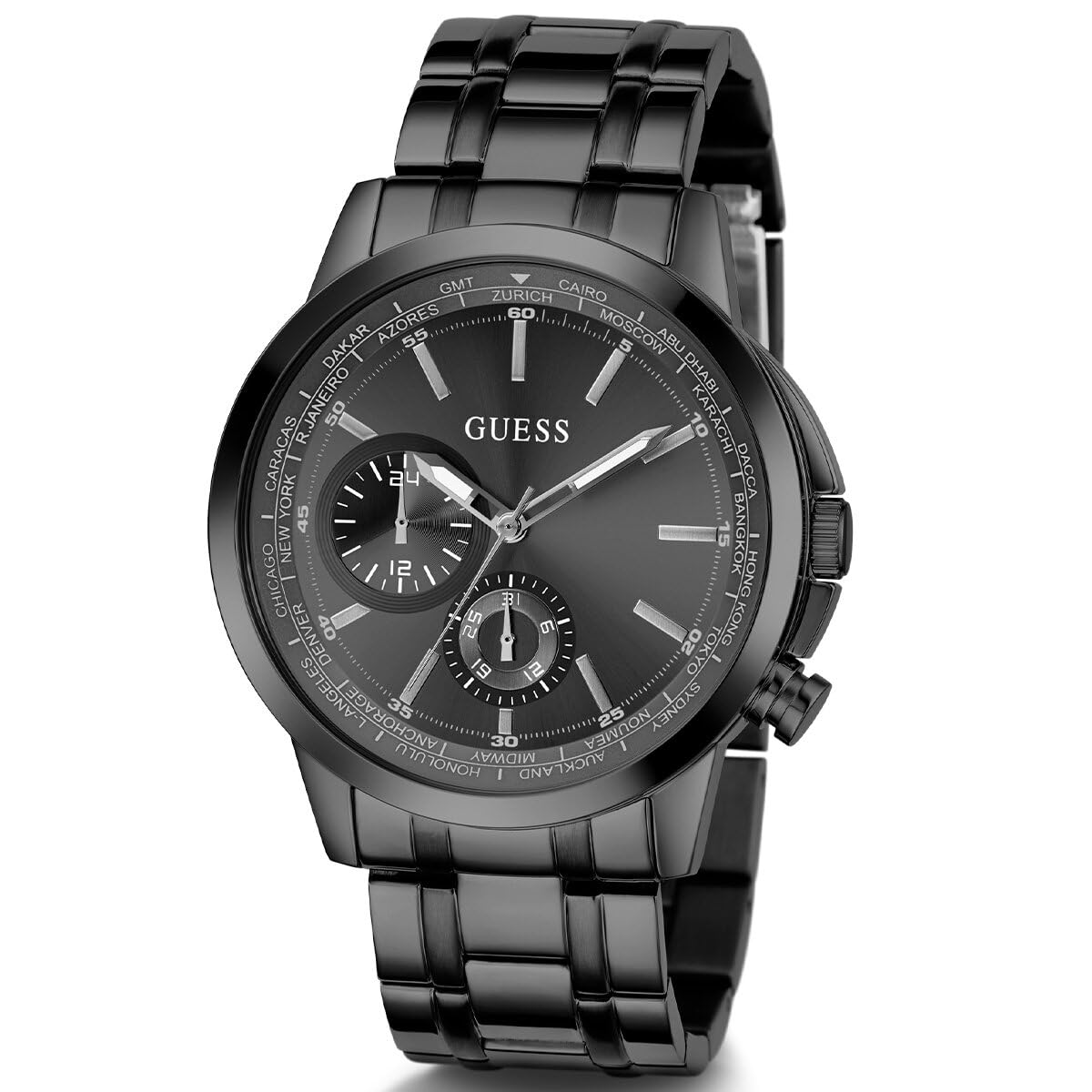 GUESS Spec Collection Analog Black Dial Men's Watch - GW0490G3 - KRISHNA WATCH COMPANY
