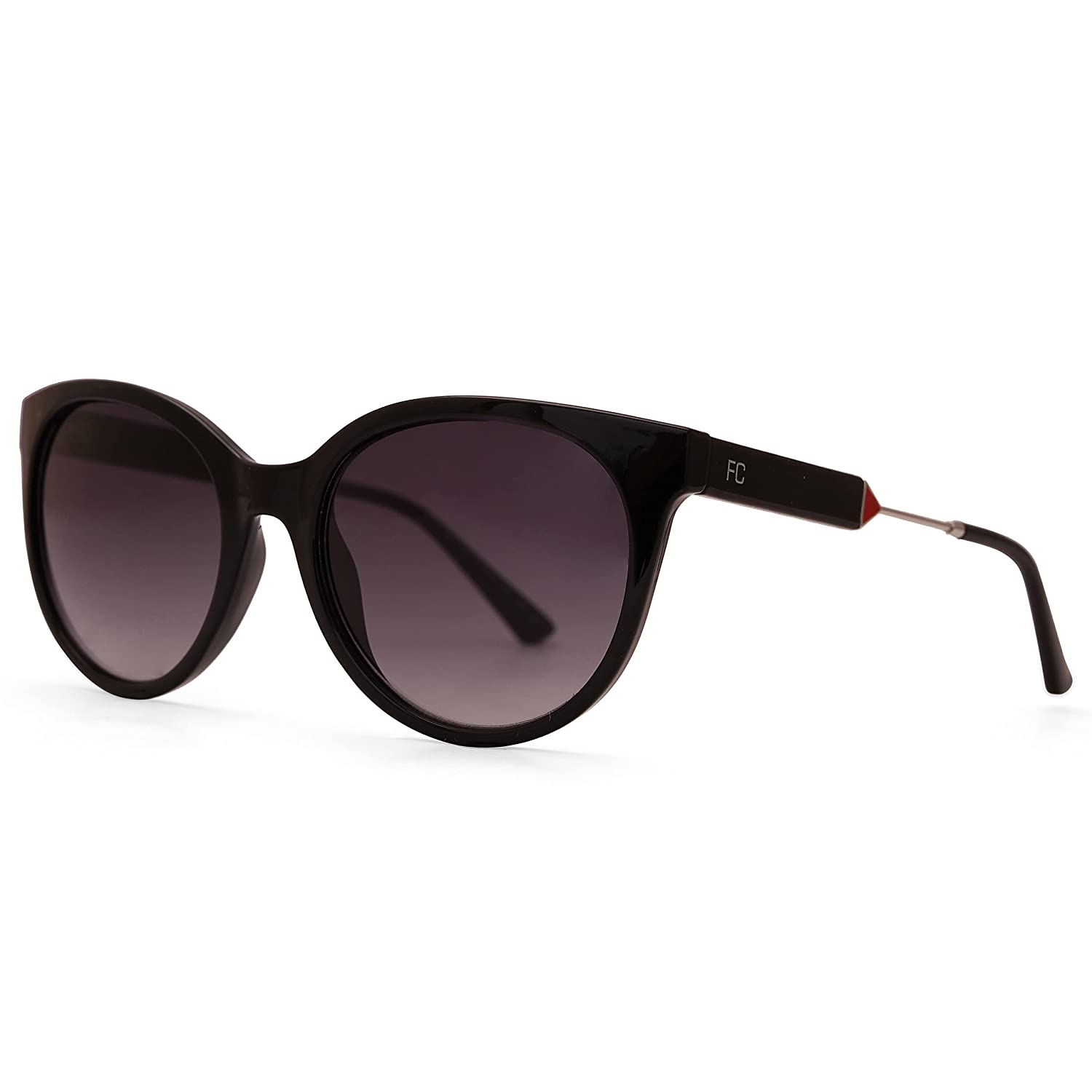 French Connection Gradient Round Women Sunglasses - FC 7596 C1 - KRISHNA WATCH COMPANY
