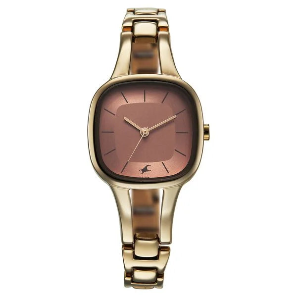 Fastrack Chrome K Quartz Analog Watch For Girls 6147QM02 - KRISHNA WATCH COMPANY