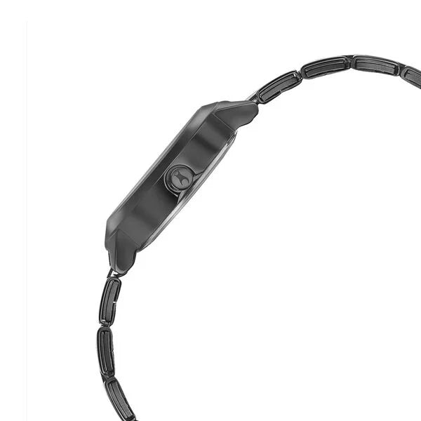 Fastrack Pulse Quartz Analog Black Dial Stainless Steel Strap Watch for Girls 6150nm01 - KRISHNA WATCH COMPANY