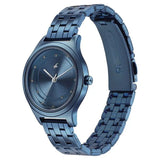 Fastrack Style Up Blue Dial Stainless Steel Strap Watch for Girls 6152QM01