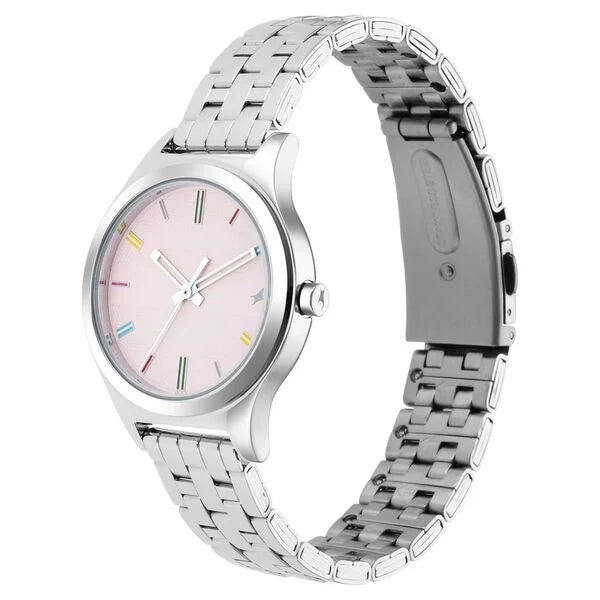 Fastrack Stunners Quartz Analog Watch for Girls 6152SM04 - KRISHNA WATCH COMPANY
