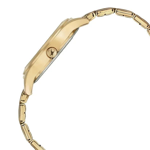 Fastrack Style Up Golden Dial Stainless Steel Strap Watch for Girls ns6152wm01 / 6152wm01 - KRISHNA WATCH COMPANY
