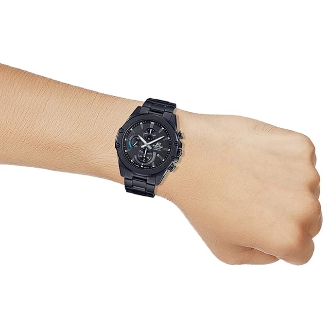 Black Chronograph - Men's Watch EDIFICE EFR-S567DC-1AVUDF (EX508) - KRISHNA WATCH COMPANY