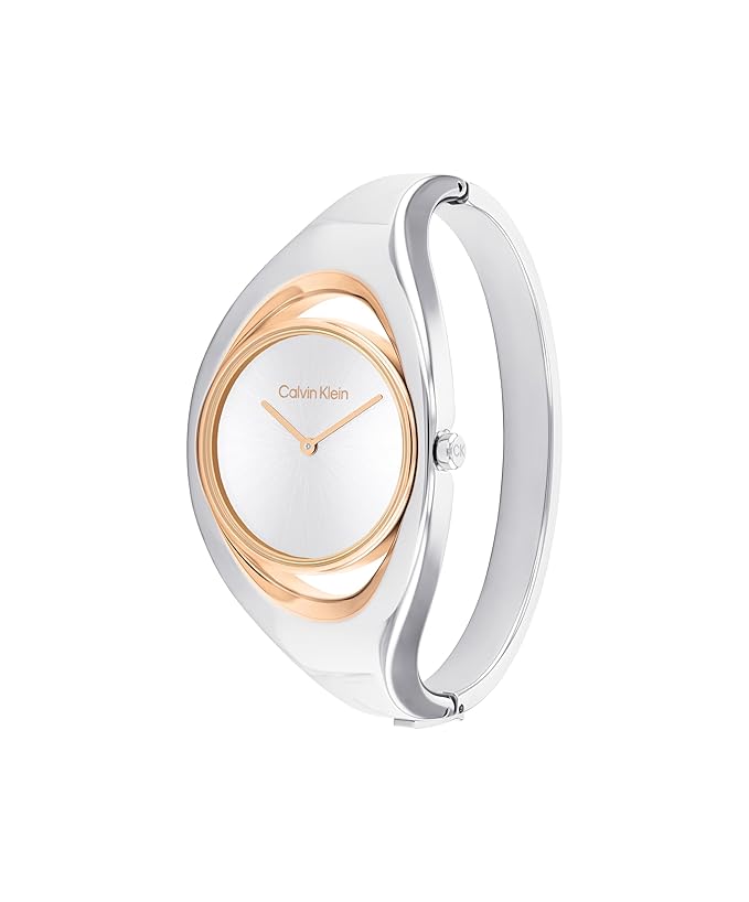Calvin Klein Ck Elation Women's Silver Analog Stainless Steel Watch 25200424 - KRISHNA WATCH COMPANY