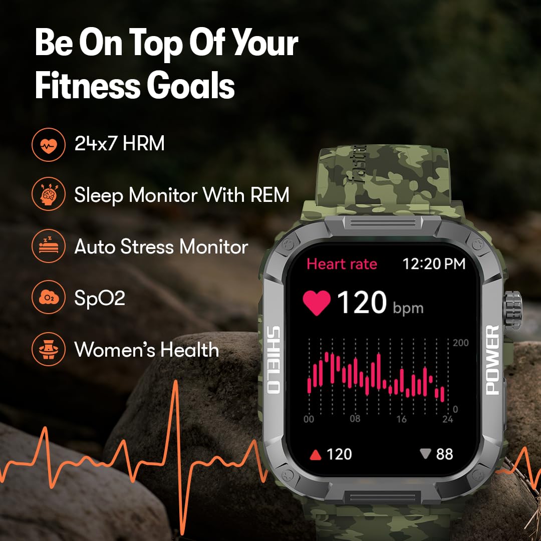 Fastrack Limitless Valor Smart Watch - 38109PP05 - KRISHNA WATCH COMPANY